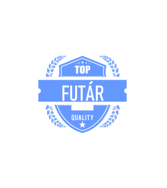 TOP QUALITY FUTÁR APUKA minta fekete pólón