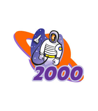 asztronauta szülinapi dátum 2000 minta fehér pólón