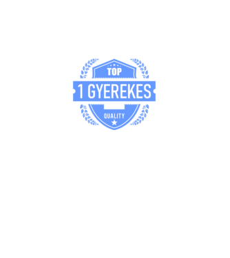 TOP QUALITY 1 GYEREKES APUKA minta fekete pólón