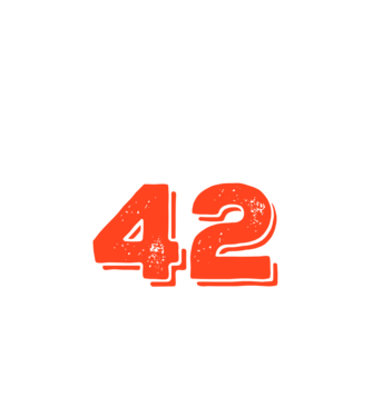 EGY QRVA SZÓT SEM, MÉG SZOKNOM KELL, 42 ÉVES SZÜLETÉSNAPRA minta fehér pólón