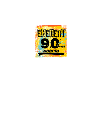 eredeti széria grunge graffiti 90-es, 19920 minta királykék pólón