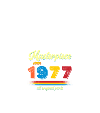 masterpiece all original parts since 1977, mesterdarab, etalon minta fekete pólón