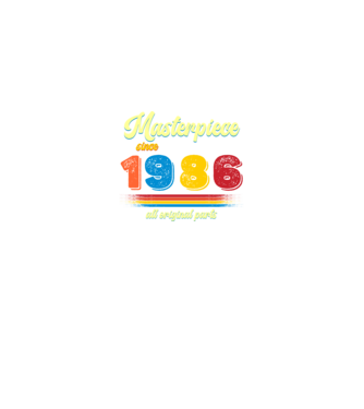 masterpiece all original parts since 1986, mesterdarab, etalon minta királykék pólón