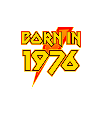 heavy metal born in 1976 minta homokszín pólón