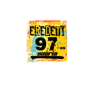eredeti széria grunge graffiti 97-es, 1997 minta fekete pólón