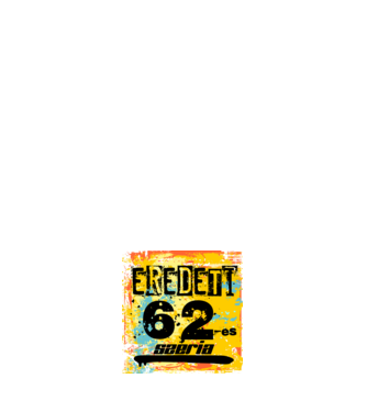 eredeti széria grunge graffiti 62-es. 62 éves minta sötétkék pólón