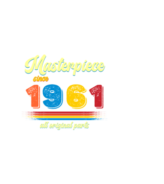 masterpiece all original parts since 1961, mesterdarab, etalon minta sötétkék pólón
