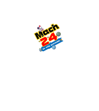 mach 24 és még gyorsulok, születésnapi minta űrhajós minta fekete pólón