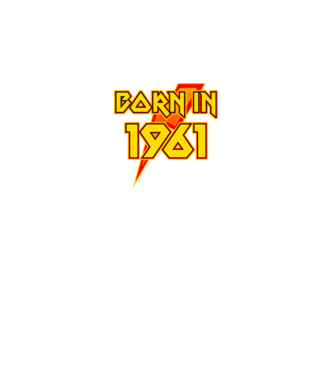 heavy metal born in 1961 minta királykék pólón
