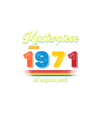 masterpiece all original parts since 1971, mesterdarab, etalon minta homokszín pólón