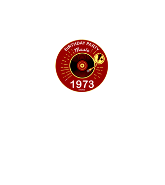 BIRTHDAY PARTY MUSIC, BAKELIT LEMEZJÁTSZÓ 1973 STEREO minta fekete pólón