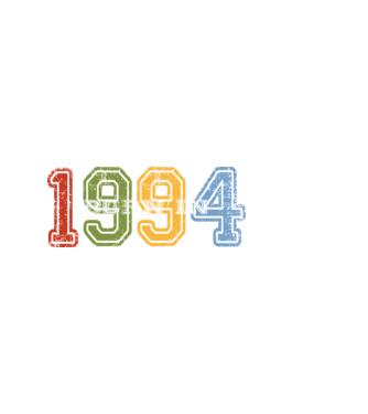 born in 1994 születésnapi felirat minta sötétkék pólón