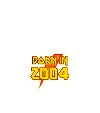 heavy metal born in 2004 minta fehér pólón