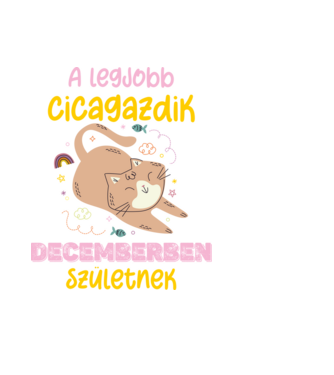 A LEGJOBB cicagazdik, barna cicuska decemberben születnek minta világoskék pólón