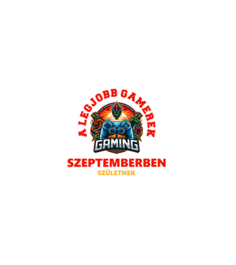 A LEGJOBB GAMEREK SZEPTEMBERBEN SZÜLETNEK minta fekete pólón