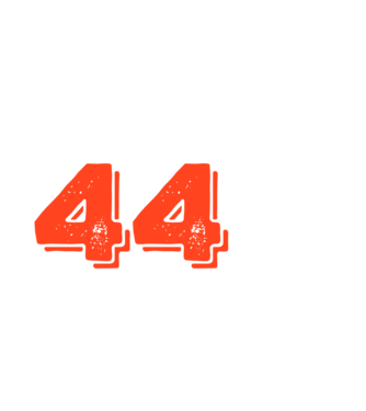 EGY QRVA SZÓT SEM, MÉG SZOKNOM KELL, 44 ÉVES SZÜLETÉSNAPRA minta fehér pólón