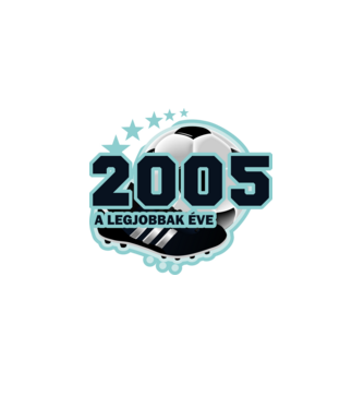 FOCISTÁS SZÜLINAP A LEGJOBBAK ÉVE 2005 minta fehér pólón