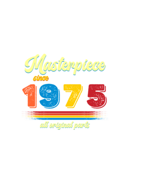 masterpiece all original parts since 1975, mesterdarab, etalon minta sötétkék pólón