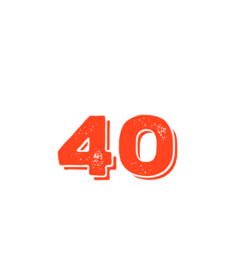 EGY QRVA SZÓT SEM, MÉG SZOKNOM KELL, 40 ÉVES SZÜLETÉSNAPRA minta fehér pólón