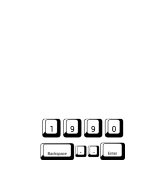 1990, születésnap, számítógép billentyűzet, backspace enter,gamer minta piros pólón