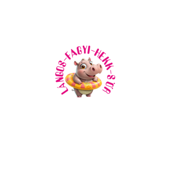 LÁNGOS FAGYI HEKK SÖR NYARALÓS PÓLÓ minta fehér pólón