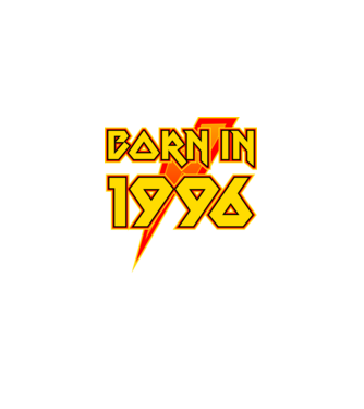 heavy metal born in 1996 minta fekete pólón