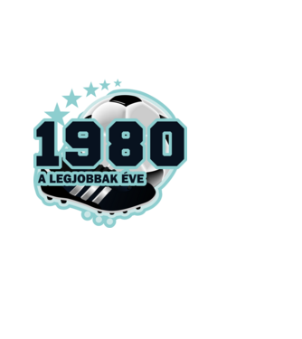 FOCISTÁS SZÜLINAP A LEGJOBBAK ÉVE 1980 minta világoskék pólón
