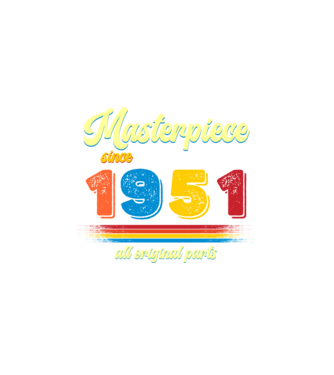 masterpiece all original parts since 1951, mesterdarab, etalon minta fehér pólón