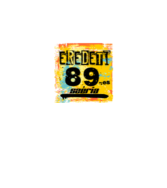 eredeti széria grunge graffiti 89-es, 1989 minta fekete pólón