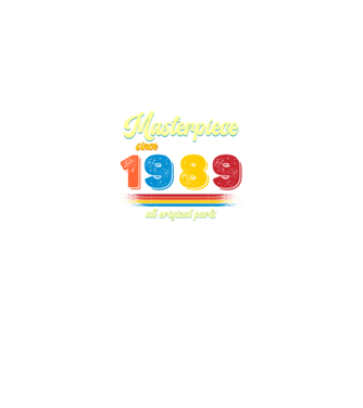 masterpiece all original parts since 1989, mesterdarab, etalon minta királykék pólón