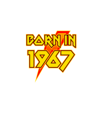 heavy metal born in 1967 minta fekete pólón