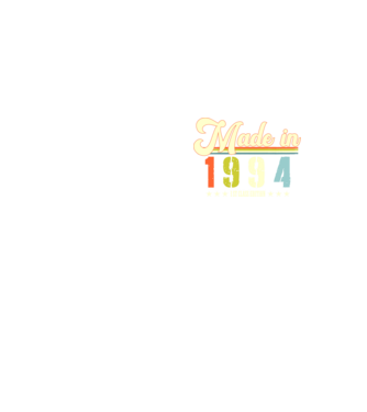 made in 1994, 1st class edition, születésnap, 1994-ben készült minta neonsárga pólón