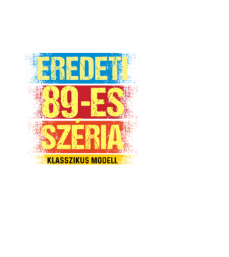 EREDEDI 89-ES SZÉRIA KLASSZKUS MODELL, RETRO SZÜLETÉSNAP minta fehér pólón