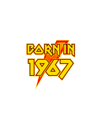 heavy metal born in 1967 minta fekete pólón
