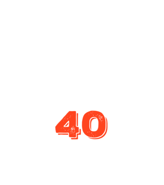 EGY QRVA SZÓT SEM, MÉG SZOKNOM KELL, 40 ÉVES SZÜLETÉSNAPRA minta fehér pólón