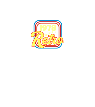 retro születésnapi felirat dátummal 1978 minta fekete pólón