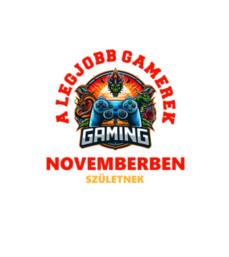 A LEGJOBB GAMEREK NOVEMBERBEN SZÜLETNEK minta homokszín pólón