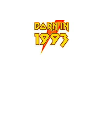 heavy metal born in 1993 minta fekete pólón
