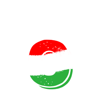 magyar trikolor, piros fehér zöld szám 0 minta fekete pólón