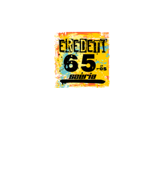 eredeti széria grunge graffiti 65-ös. 65 éves minta fekete pólón
