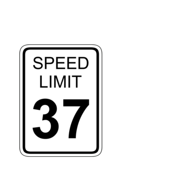 SPEED LIMIT 37 minta fehér pólón
