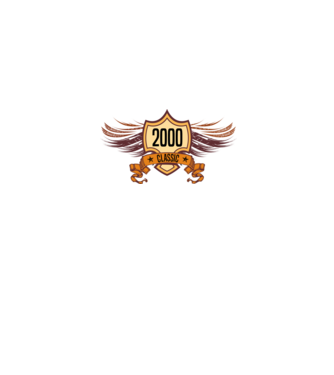 classic szülinapi embléma 2000 minta szürke pólón