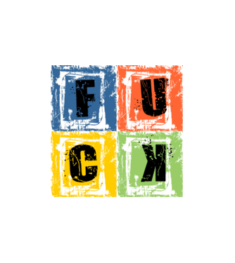 GRUNGE FUCK minta fehér pólón