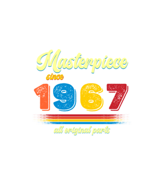 masterpiece all original parts since 1967, mesterdarab, etalon minta homokszín pólón