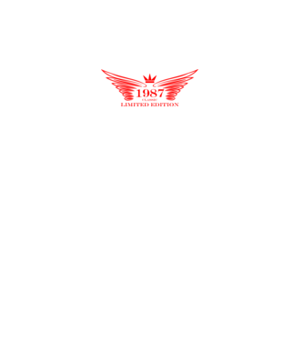 classic limited edition wing, szárnyas koronás születésnapi embléma 1987 minta fehér pólón
