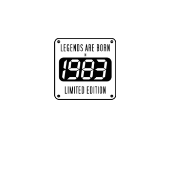 legends 1983 minta piros pólón