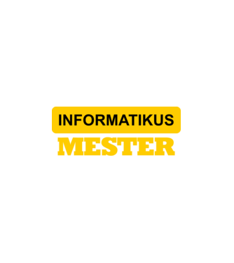 INFORMATIKUS MESTER minta fehér pólón