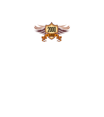 classic szülinapi embléma 2000 minta fekete pólón