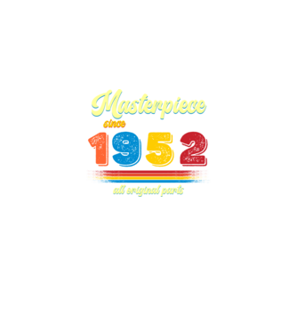 masterpiece all original parts since 1952, mesterdarab, etalon minta fekete pólón