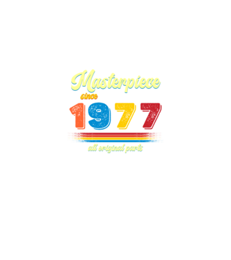 masterpiece all original parts since 1977, mesterdarab, etalon minta fekete pólón